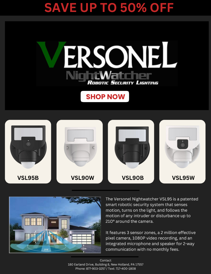 Discount code for Save up to 50% discount on Versonel Nightwatcher Security Lighting at 3Gorillas