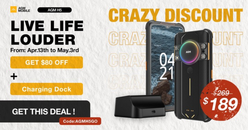 Discount code for H5 Crazy Discount at AGM ILE LIMITED