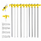 Discount code for 10pcs tent stakes and 4 wind ropes for 7 99 Free Shipping at Ainfox