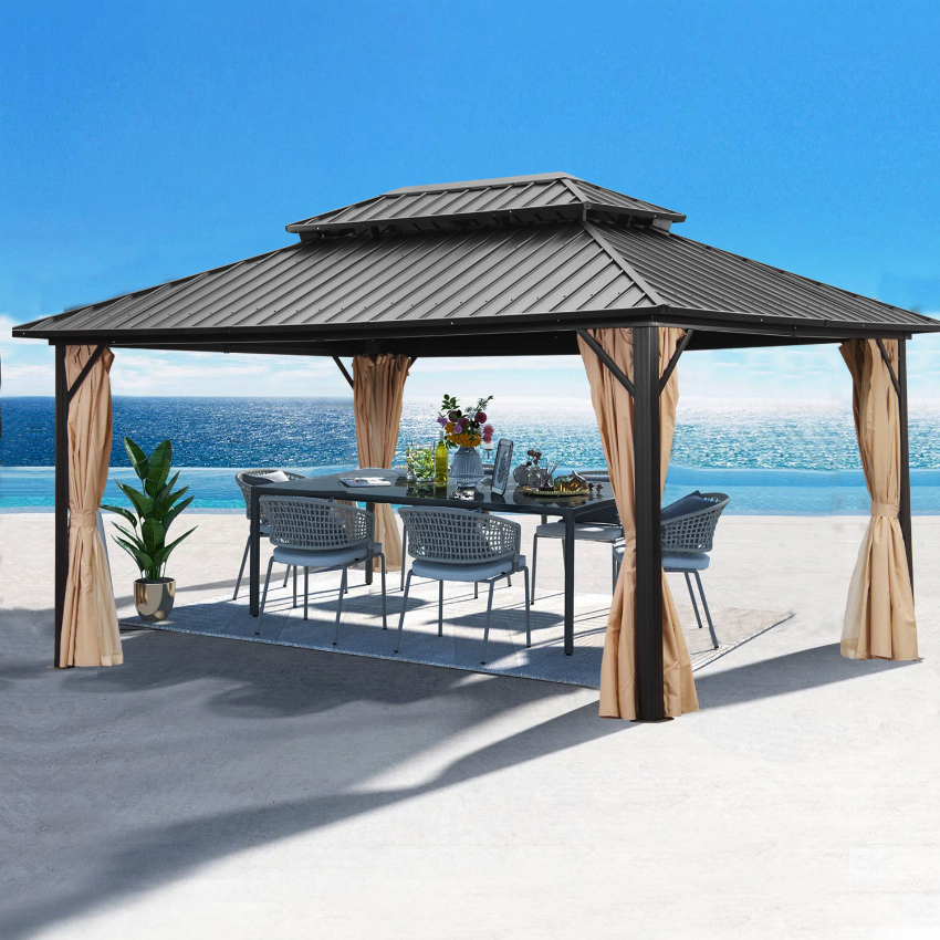 Discount code for 15ft Patio Gazebo On sale at Ainfox