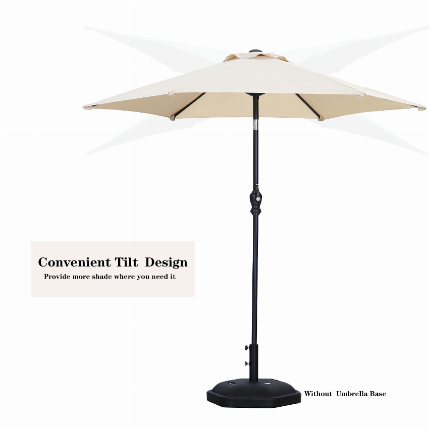 Discount code for 7 5FT AINFOX Patio Umbrella Khaki Outdoor without base 25 99 at Ainfox