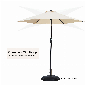 Discount code for 7 5FT AINFOX Patio Umbrella Khaki Outdoor without base 25 99 at Ainfox