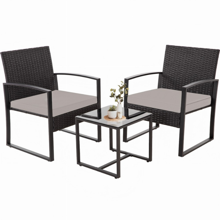 Discount code for Ainfox Has 3 pcs Patio Sofa Set for 99 99 Free Shipping at Ainfox