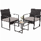 Discount code for Ainfox Has 3 pcs Patio Sofa Set for 99 99 Free Shipping at Ainfox