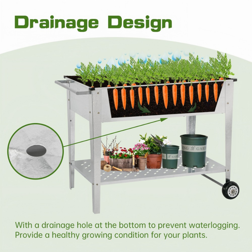 Discount code for Rolling Garden raised bed for 43 99 Free Shipping at Ainfox