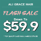 Discount code for Ali Grace Hair Flash Sale Down To 59 9 at Ali Grace Hair