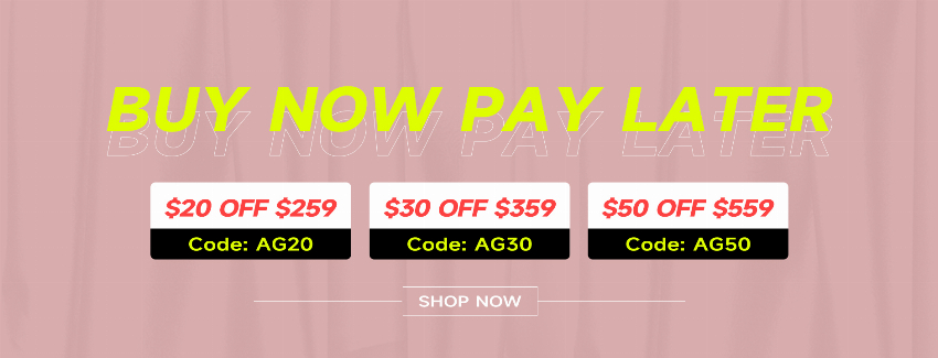 Discount code for Buy Now Pay Later at Ali Grace Hair