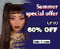 Discount code for Clearance Sale Up to 60% discount Extra 8 Off at Ali Grace Hair