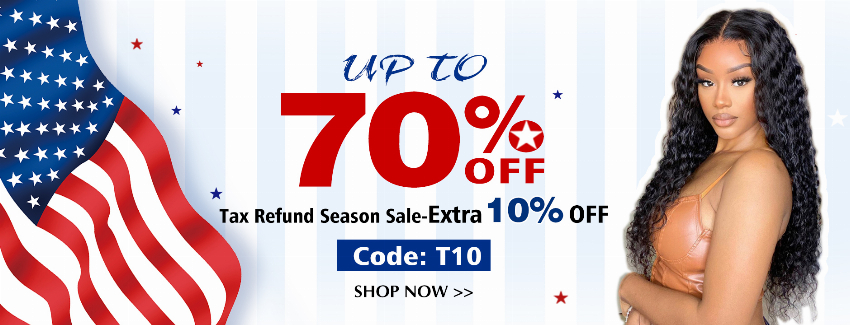 Discount code for Tax Refund Sale UP TO 70% discount at Ali Grace Hair