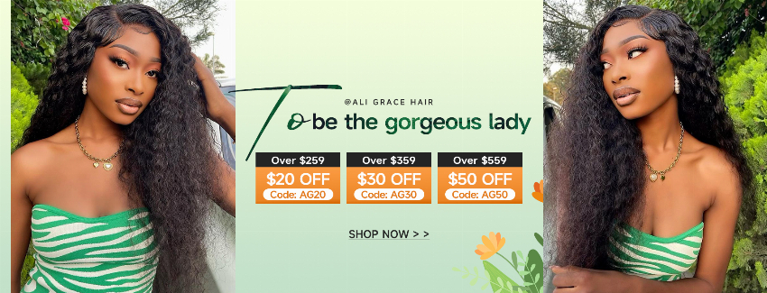 Discount code for To be the gorgeous lady at Ali Grace Hair