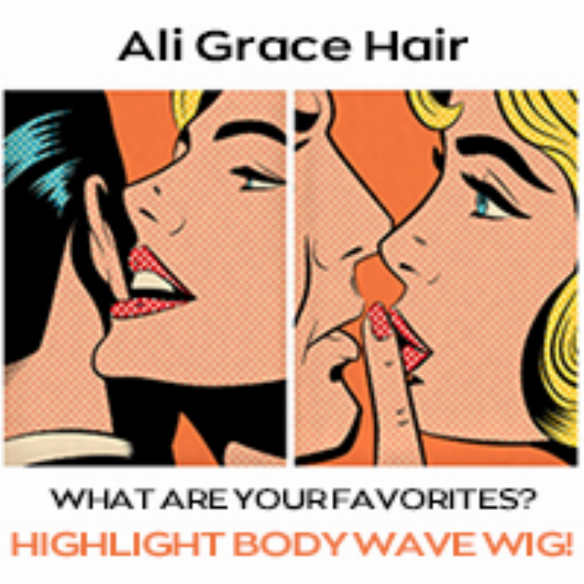 Discount code for What are your favorites highlight body wave wig at Ali Grace Hair