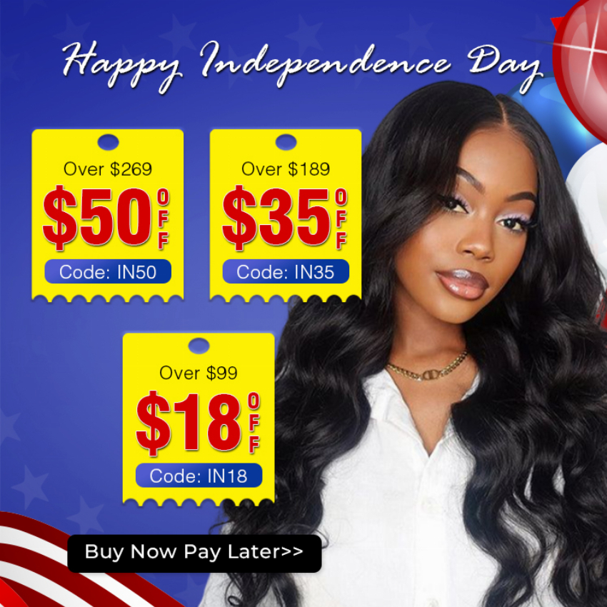 Discount code for Happy Independence Day Remyforte Hair Sale at Alisa