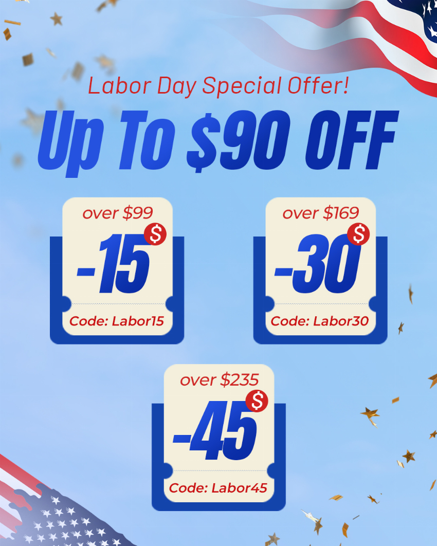 Discount code for Happy Labor Day 45 OFF Over 239 at Alisa