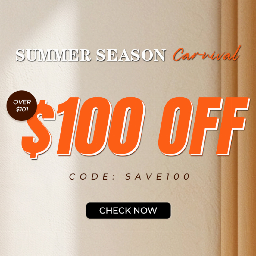 Discount code for Summer Season 100 OFF Over 101 at Alisa
