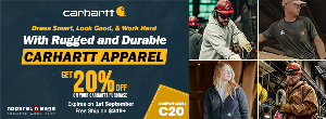 Discount code for Carhartt Apparel at ApparelnBags Inc