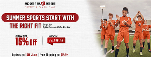 Discount code for Summer Athletic Wear at ApparelnBags Inc