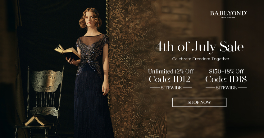 Discount code for 4th of July Sale at BABEYOND