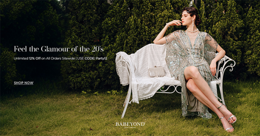 Discount code for Feel the Glamour of the 20 s at BABEYOND