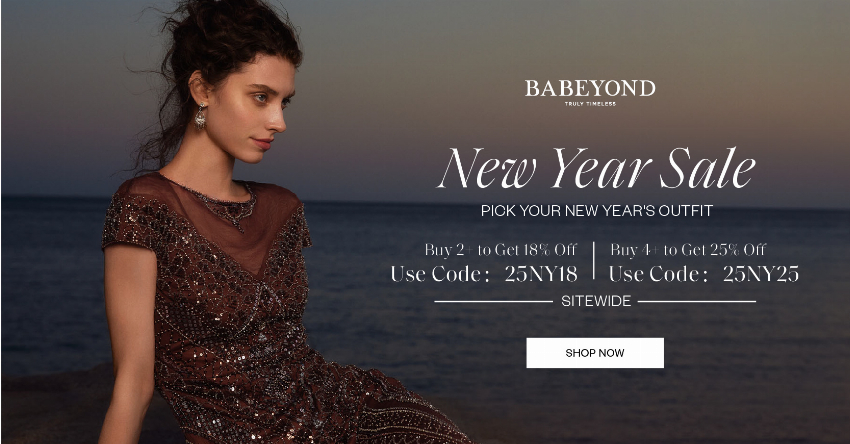 Discount code for New Year Sale at BABEYOND