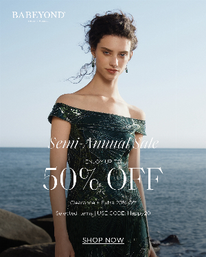 Discount code for Semi-Annual Sale at BABEYOND