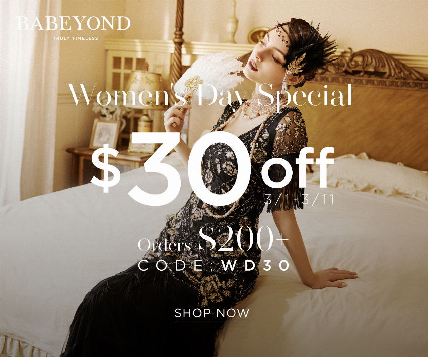 Discount code for Women s Day Special at BABEYOND