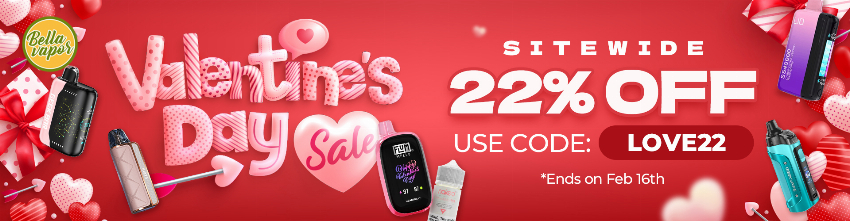 Discount code for Bellavapor s Valentine s Day Event 22% discount sitewide with code at bellavapor
