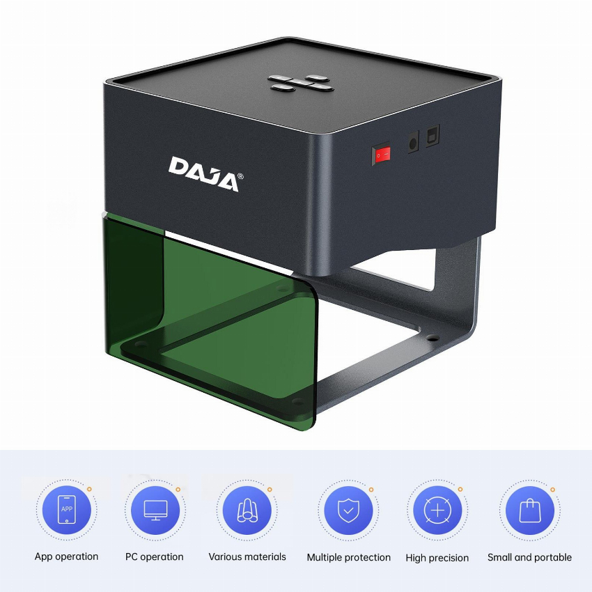 Discount code for 23% discount 130 19 Portable DAJA DJ6 3W Laser Engraver free shipping at Cafago