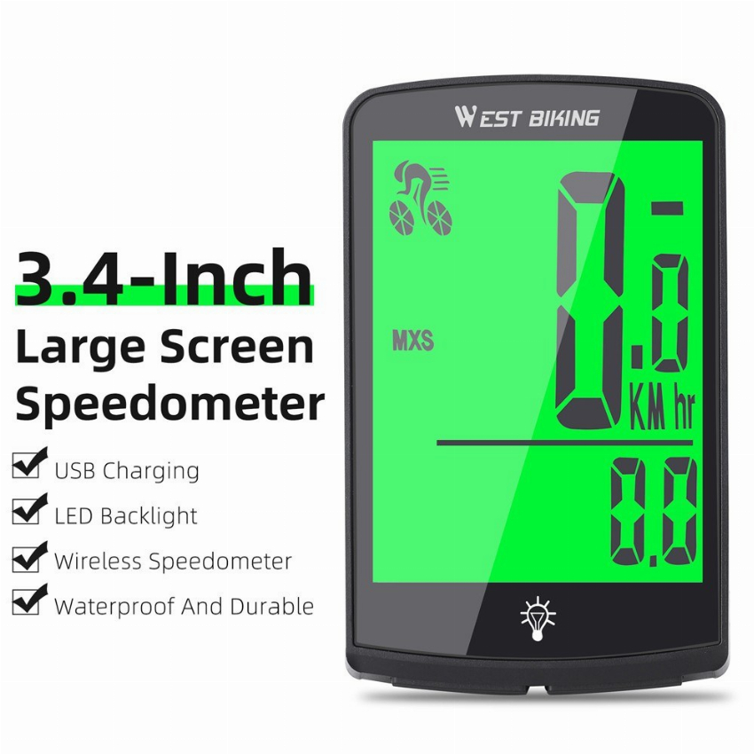 Discount code for 31% discount 24 99 WEST BIKING Bicycle Speed Meter free shipping at Cafago
