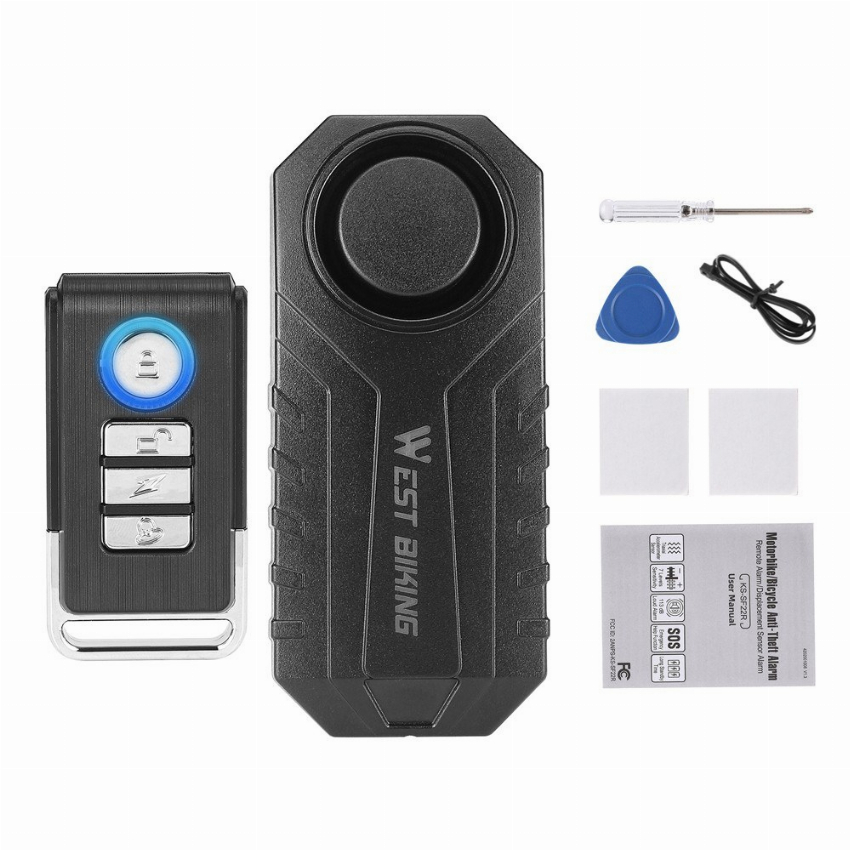 Discount code for 38% discount 14 99 WEST BIKING AntiTheft Bicycle High Visibility Alarm free shipping at Cafago