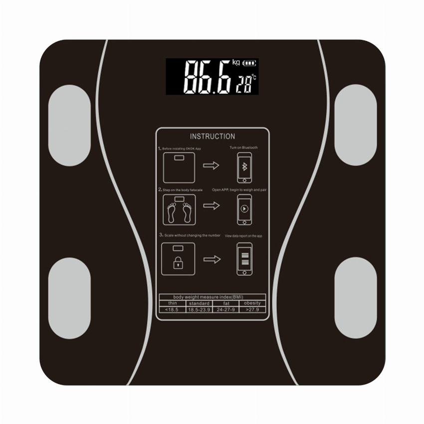 Discount code for 39% discount 18 59 Pretfy Home Use Intelligent Body Fat Scale free shipping at Cafago