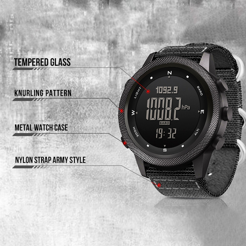 Discount code for 39% discount 37 19 Multifunctional Digital Watch Men free shipping at Cafago
