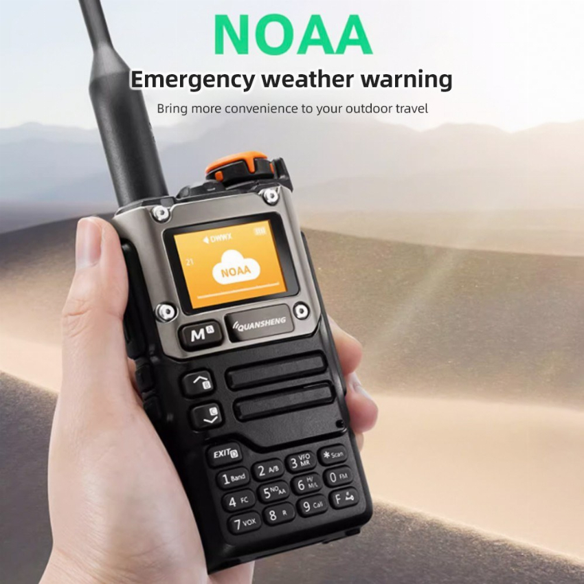 Discount code for 40% discount 24 17 QUANSHENG UV-K6 5W Walkie Talkie free shipping at Cafago