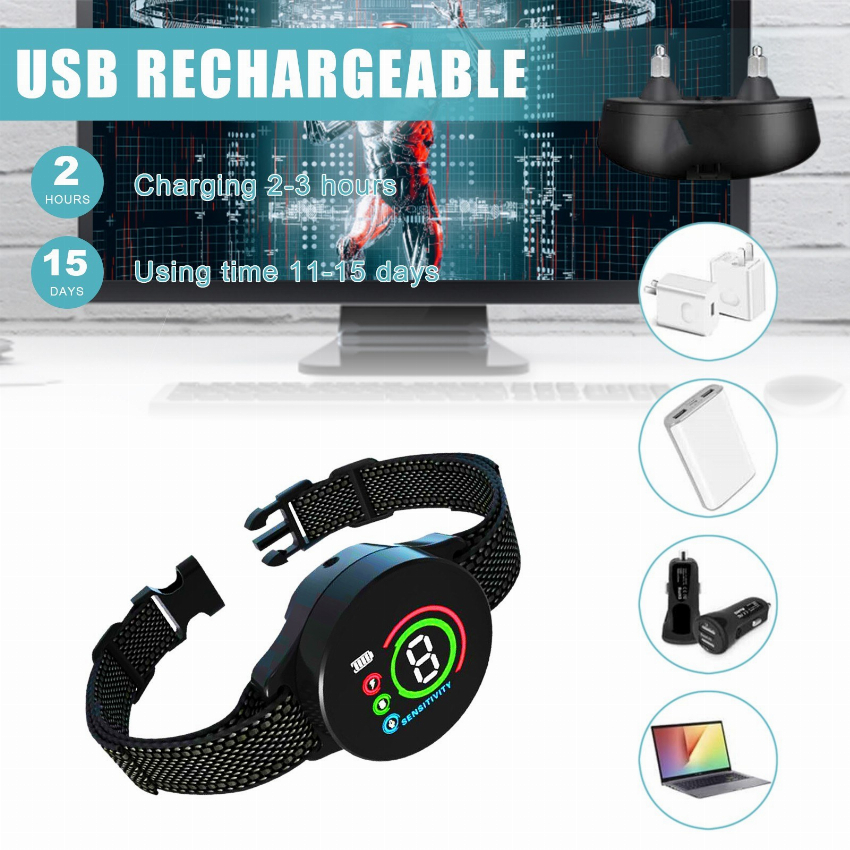 Discount code for 41% discount 16 79 Rechargeable Dog Training Device Bark Collar free shipping at Cafago