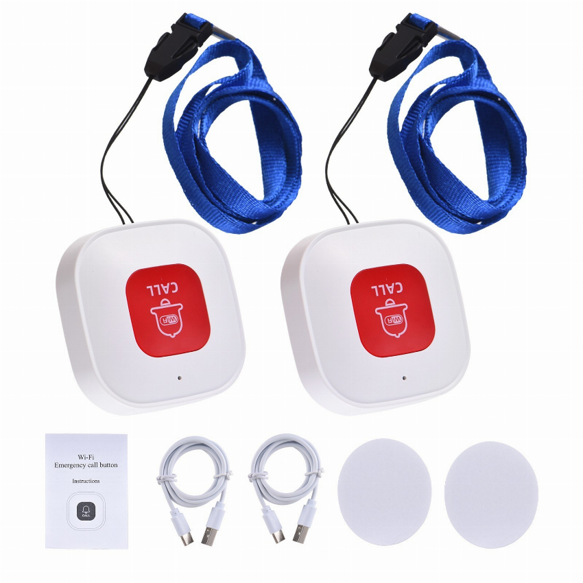 Discount code for 42% discount 20 45 2Pcs Portable Mini WiFi Emergency Call Button free shipping at Cafago