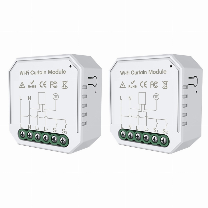 Discount code for 43% discount 16 60 2 Pcs Tuya WiFi Intelligent Curtain Switch free shipping at Cafago