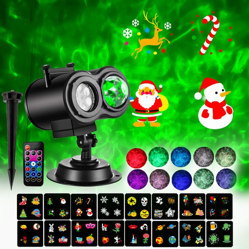 Discount code for 43% discount 25 99 Christmas Holiday Lights Projector free shipping at Cafago