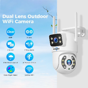 Discount code for 45% discount 38 99 Hiseeu WS318 6MP Wireless Monitor Camera free shipping at Cafago
