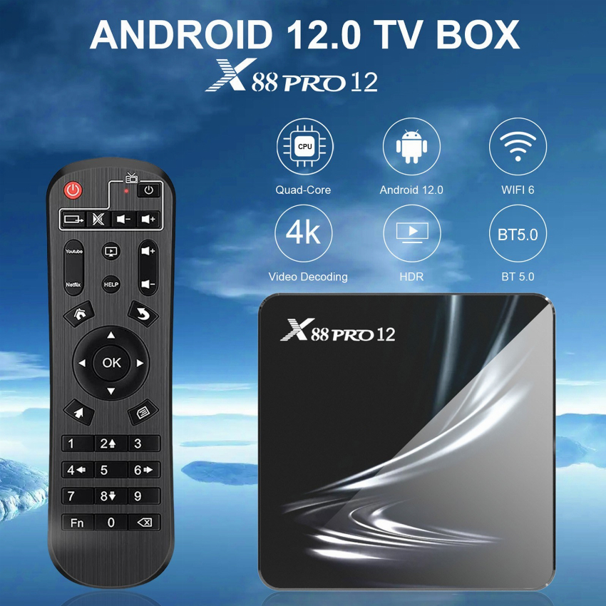 Discount code for 45% discount 40 99 X88 PRO 12 Android 12 0 Smart TV Box free shipping at Cafago