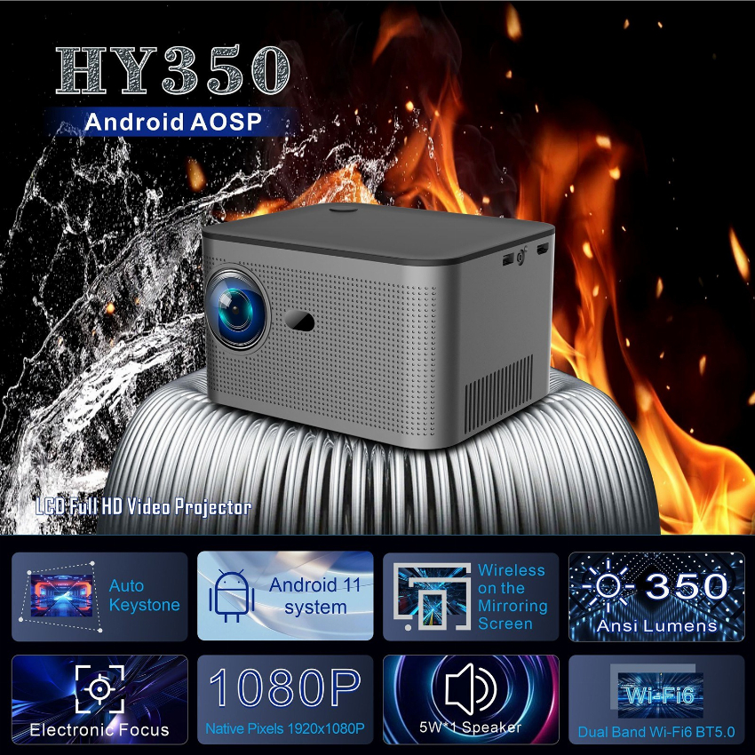 Discount code for 46% discount 109 99 FHD 1080P 350 Lumen 4K Projector free shipping at Cafago