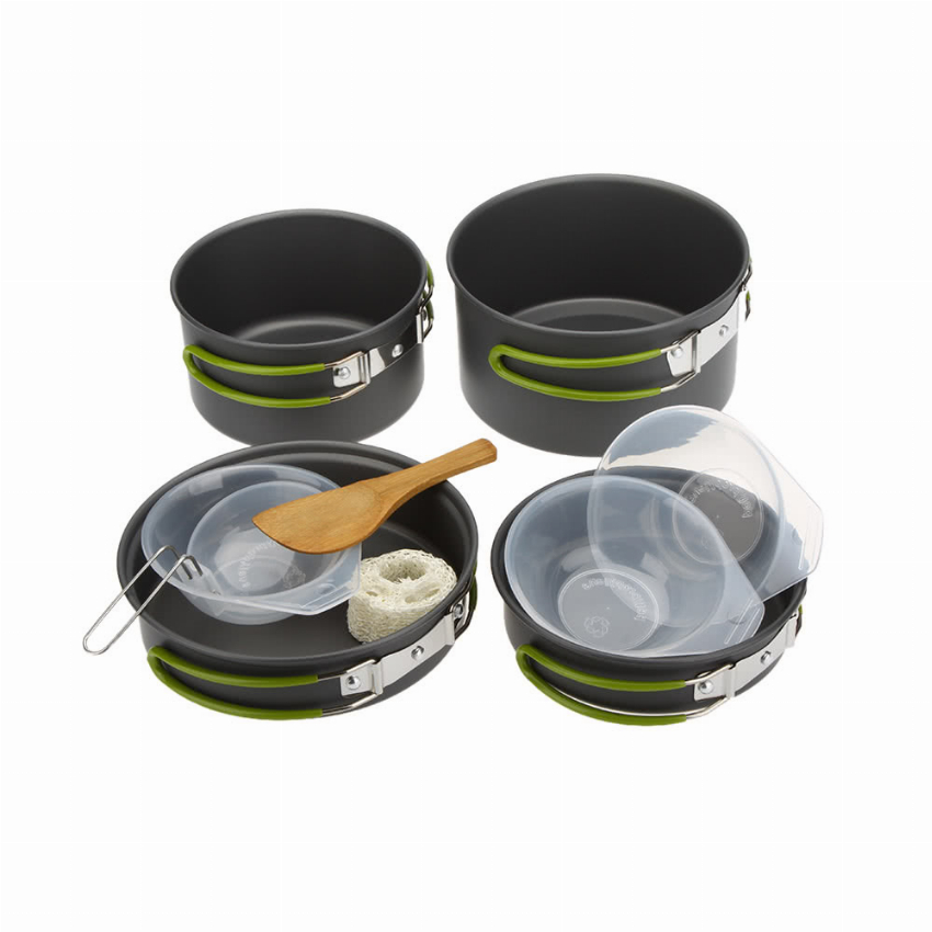 Discount code for 46% discount 21 99 Lixada Portable Outdoor Tableware Camping Cookware Set free shipping at Cafago
