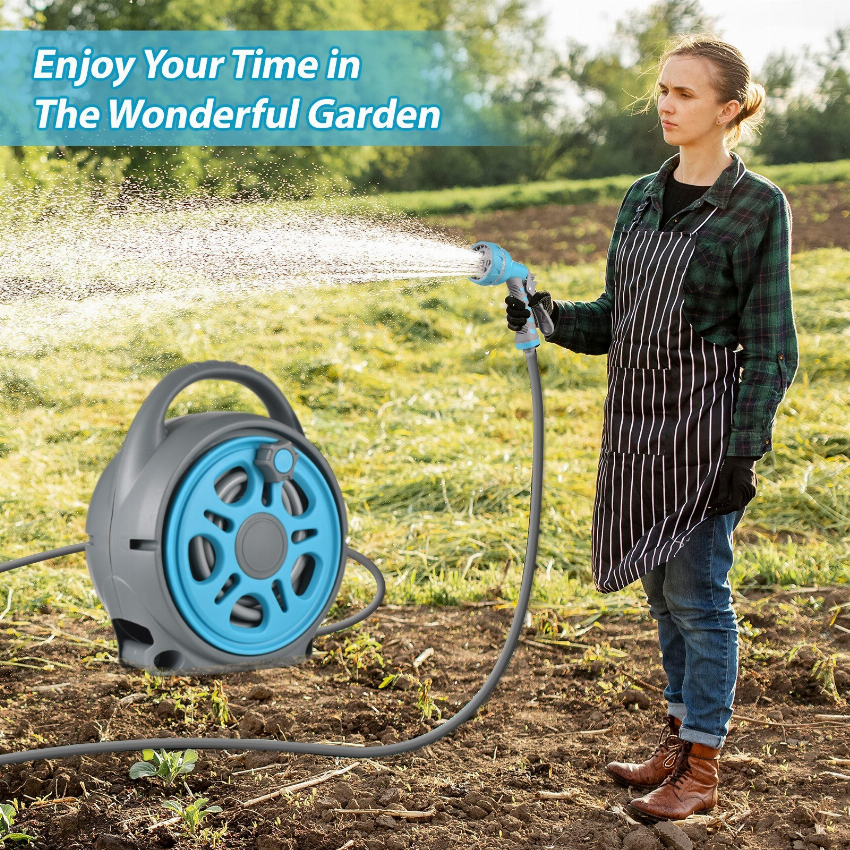 Discount code for 47% discount 37 19 Retractable Garden Hose Reel free shipping at Cafago