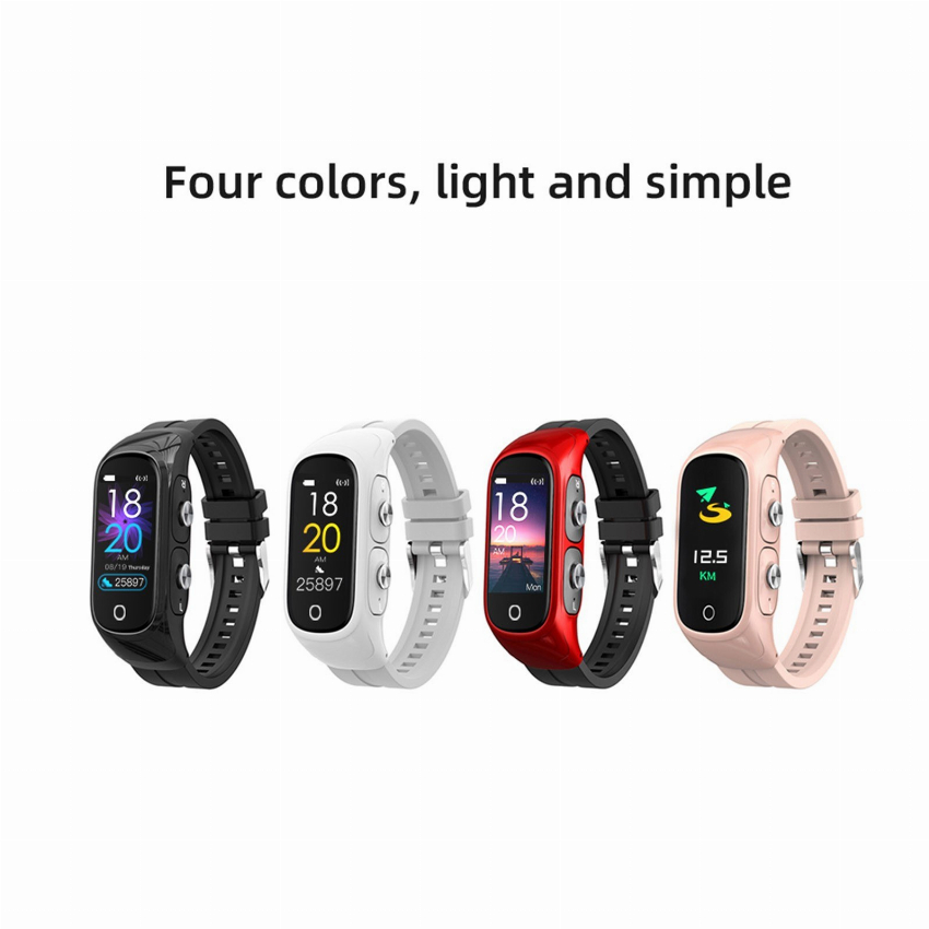 Discount code for 47% discount 26 99 2-In-1 Smart Watch TWS Earbuds Fitness Tracker free shipping at Cafago