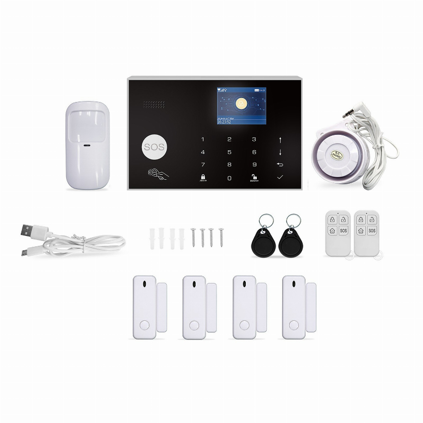 Discount code for 48% discount 46 49 2G WiFi TY Wireless Home Alarm System free shipping at Cafago