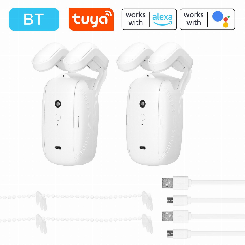 Discount code for 49% discount 72 99 2PCS Tuya BT Intelligent Curtain Motor Automatic Curtain Opener free shipping at Cafago