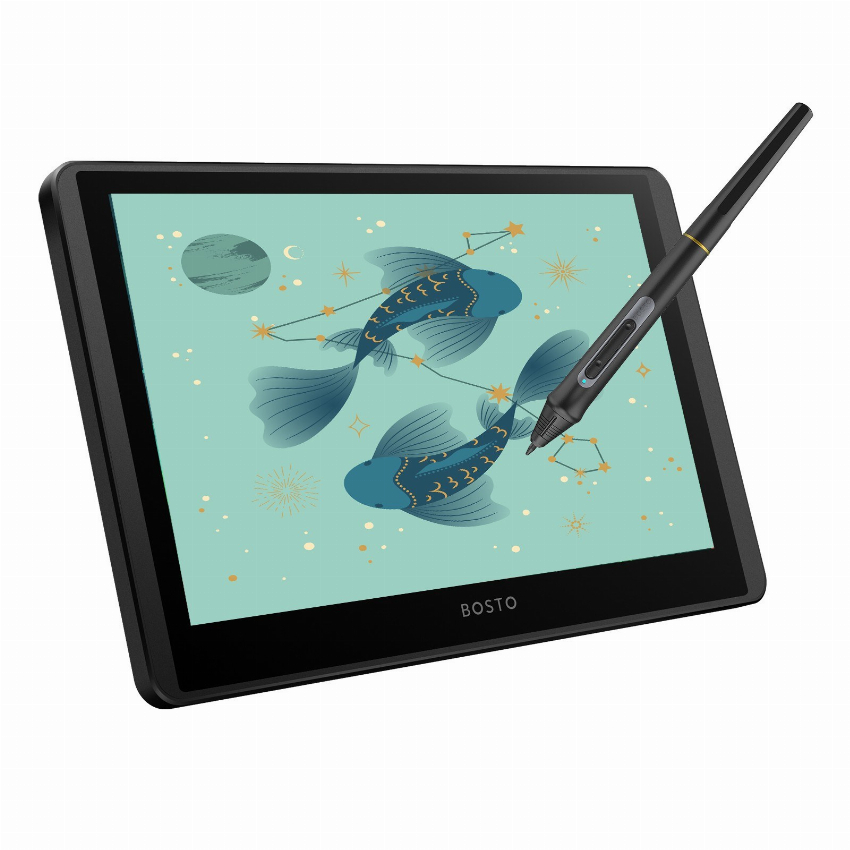 Discount code for 49% discount 102 29 BOSTO 12HD-A H-IPS LCD Graphics Drawing Tablet Monitor free shipping at Cafago