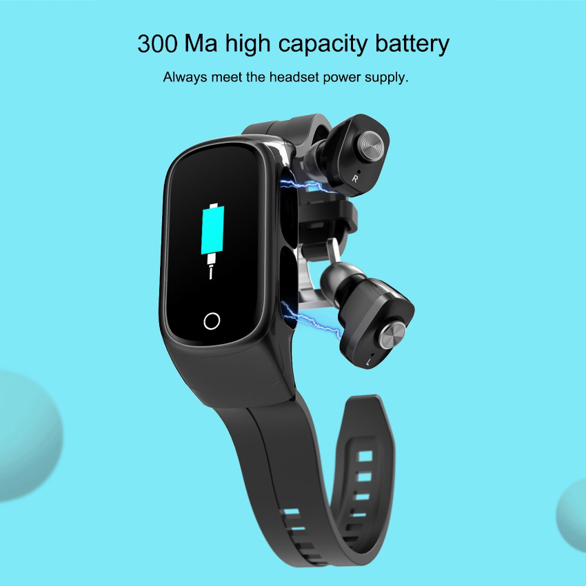 Discount code for 51% discount 24 59 2-In-1 Smart Watch TWS Earbuds free shipping at Cafago
