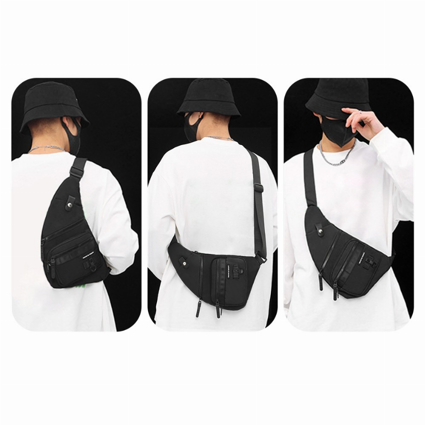 Discount code for 51% discount 12 99 TOMSHOO Sling Backpack Chest Pack Shoulder Bag free shipping at Cafago
