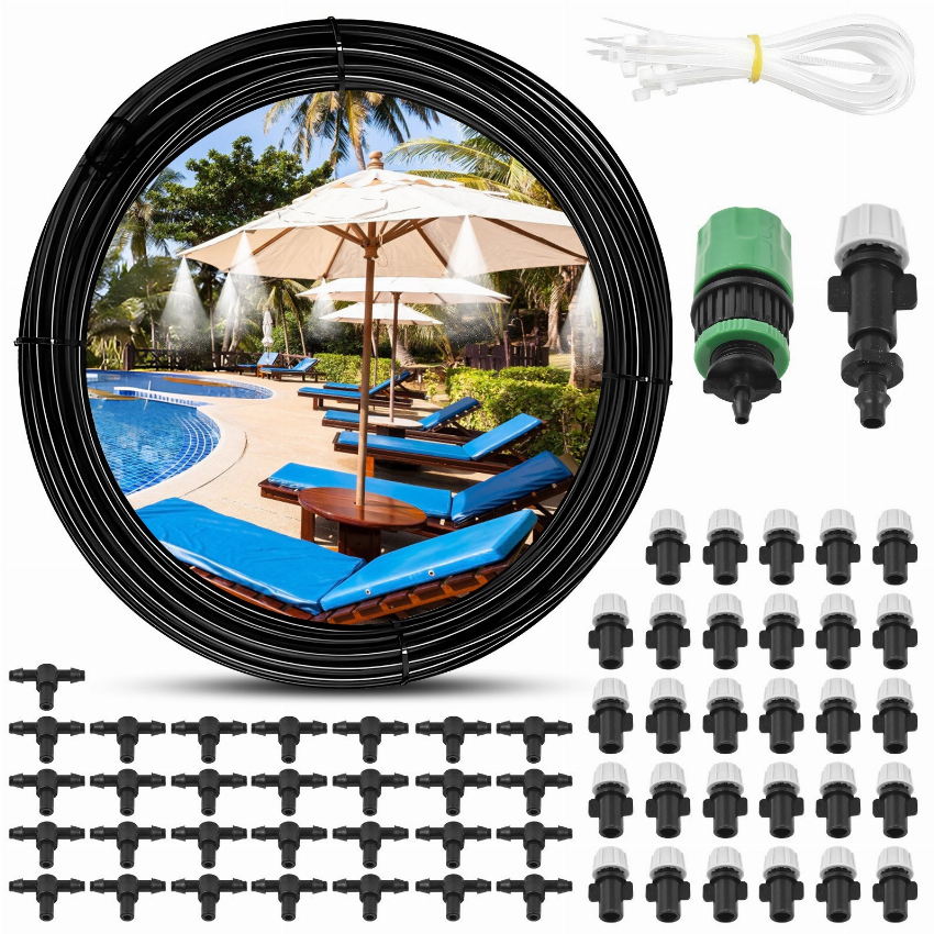 Discount code for 52% discount 24 19 Outdoor Water Misting Cooling System free shipping at Cafago