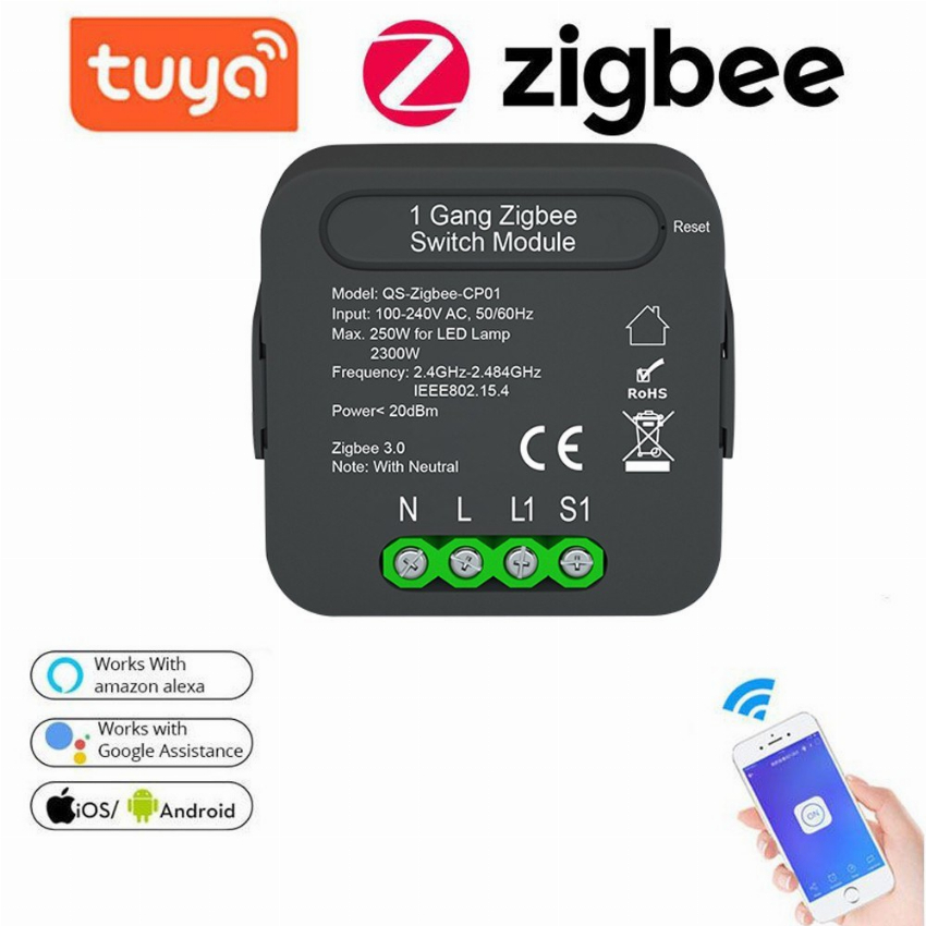 Discount code for 52% discount Clearance 7 69 QS-Zigbee-CP01 Tuya ZigBee Intelligent Switch Module free shipping at Cafago
