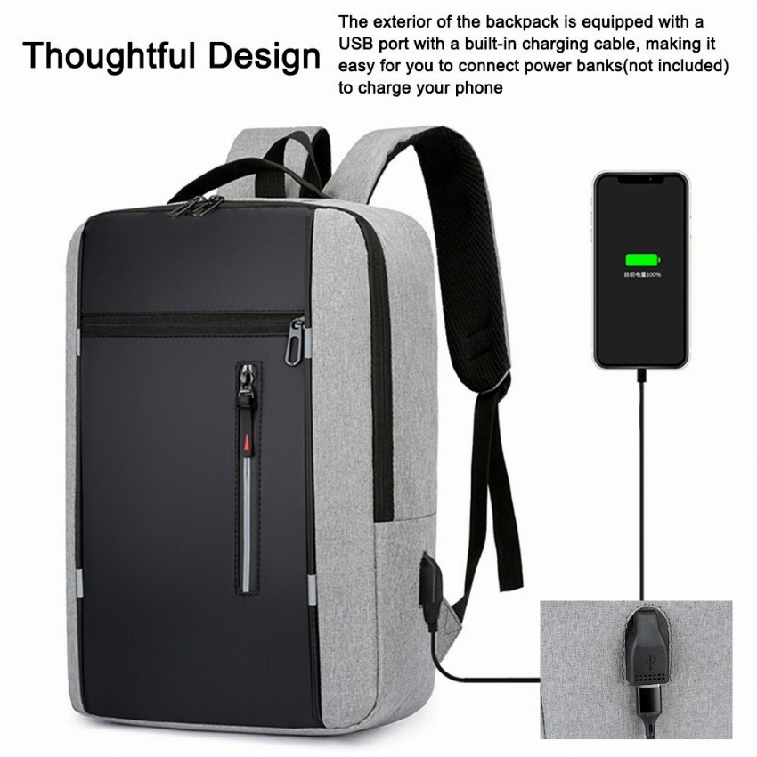 Discount code for 52% discount 12 59 B Charging Port Camping Travel Backpack Business Daypack free shipping at Cafago